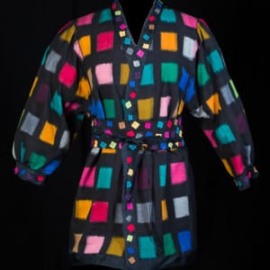 Bright Squares with Obi Belt