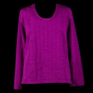 Magenta Knit Tee