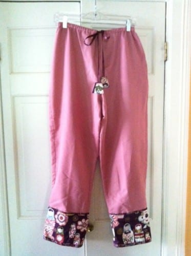 Finished PJ pants