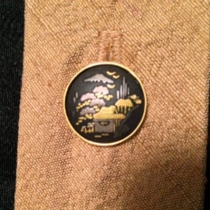 Vintage Japanese button