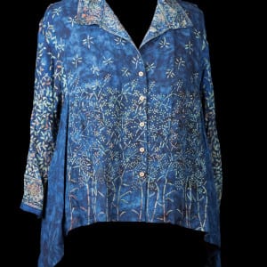 Blue Batik Swing Shirt