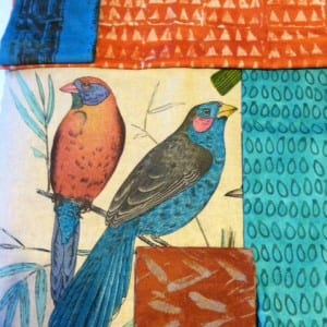 A different pair of birds with more Dearse Fabric