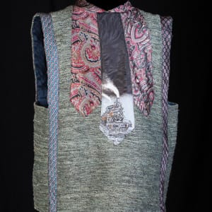 Vintage Tie Vest - back