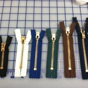 What a line up of zippers!