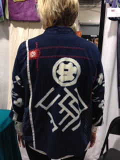 The back of Ruth's wonderful jacket.