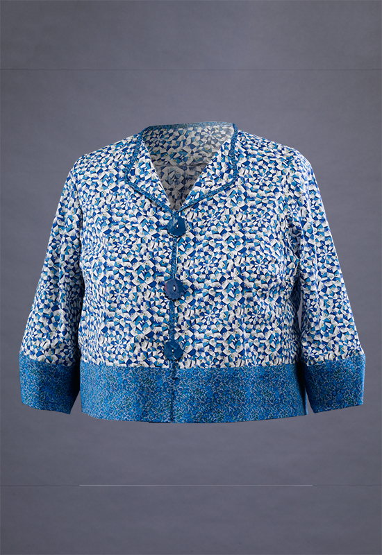 Blue Liberty Cotton Jacket