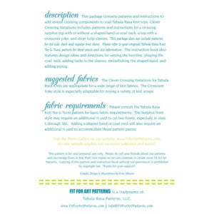 Clever Crossing Variations back cover