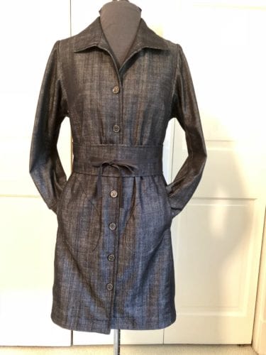 Shirt Dress with Obi Belt!