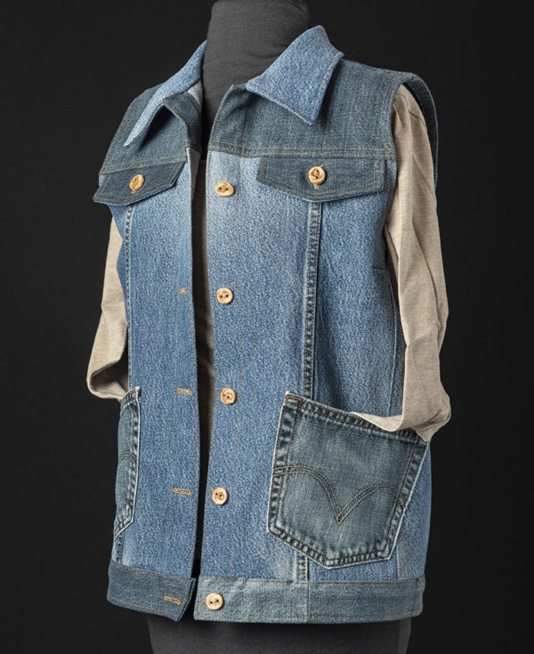 Recycled Denim Vest