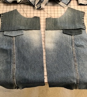 How to Customize A Thrifted Denim Jacket With NO Painting