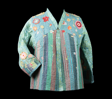 Front of reversible Flower Garden Jacket.