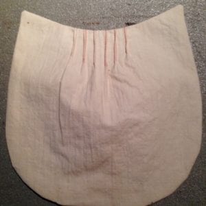 Finished pintuck pocket