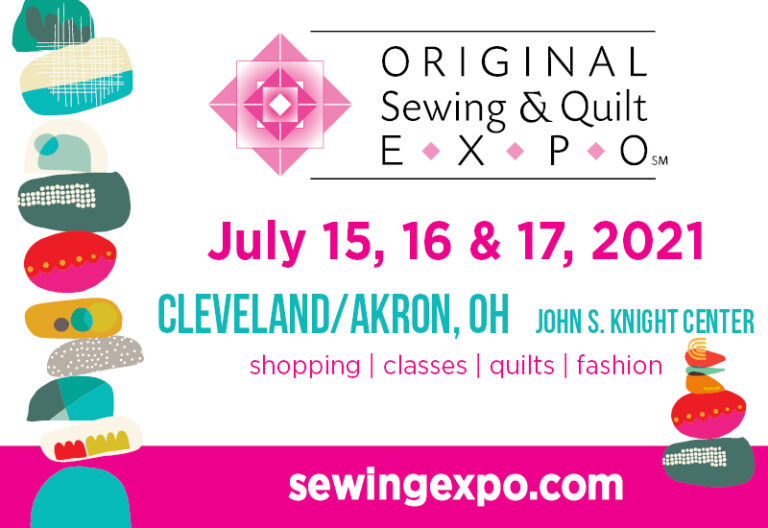 Original Sewing & Quilt Expo Cleveland/Akron OH Fit For Art Patterns