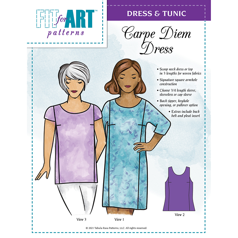 Carpe Diem Dress & Tunic - Fit For Art Patterns