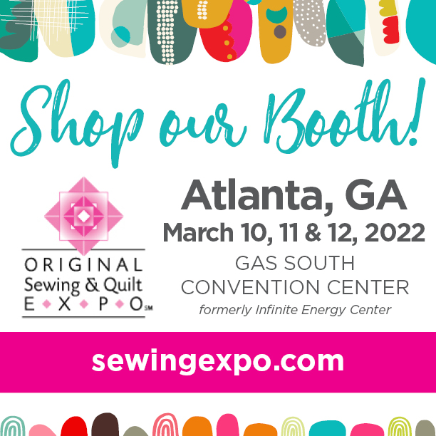 Original Sewing & Quilt Expo Atlanta GA Fit For Art Patterns