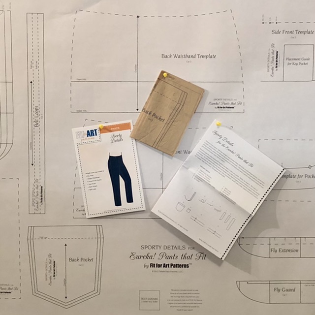 Basic Pants Pattern - HARD COPY OR DIGITAL DOWNLOAD – Eureka Fabrics