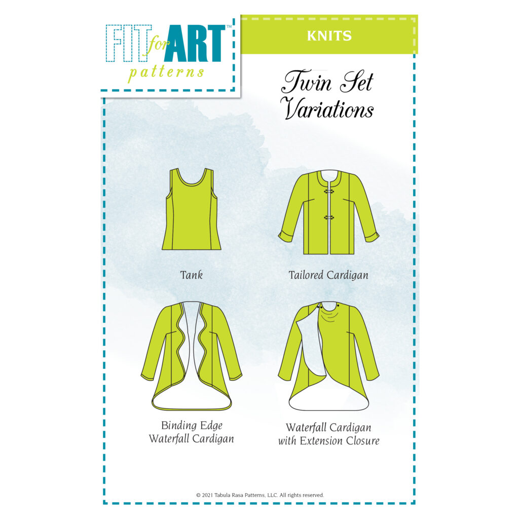 Tabula Rasa Patterns Twin Set Variations for Tabula Rasa Knits - Fit For Art Patterns