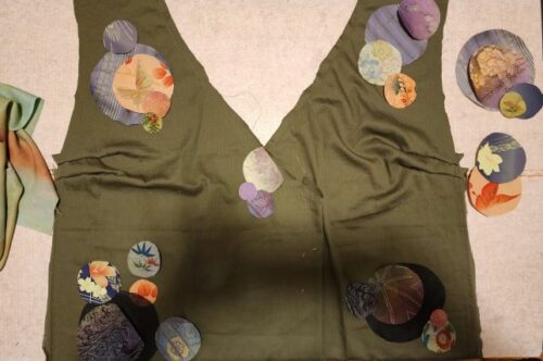 Asymmetrical Top With Circular Pants