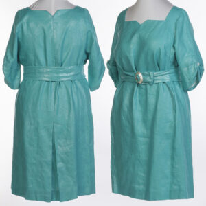 Glazed Linen Dress