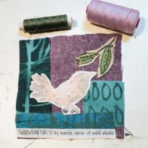 Slow Stitching to Calm the Crazies