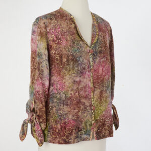 Tie Sleeve Tabula Rasa Blouse