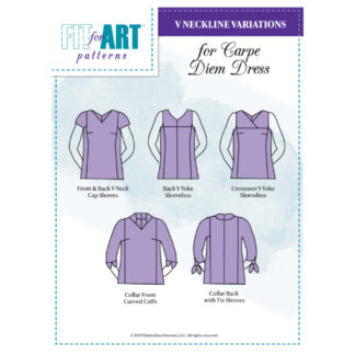 V Neckline Variations for the Carpe Diem Dress & Tunic