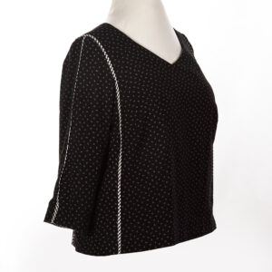 Vintage Paisley V Neck Top